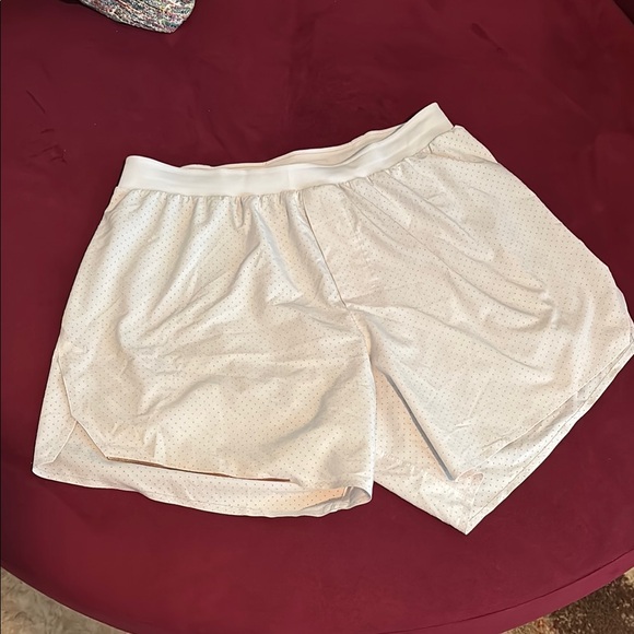 lululemon athletica Other - Off White Lululemon lined Athletic Shorts